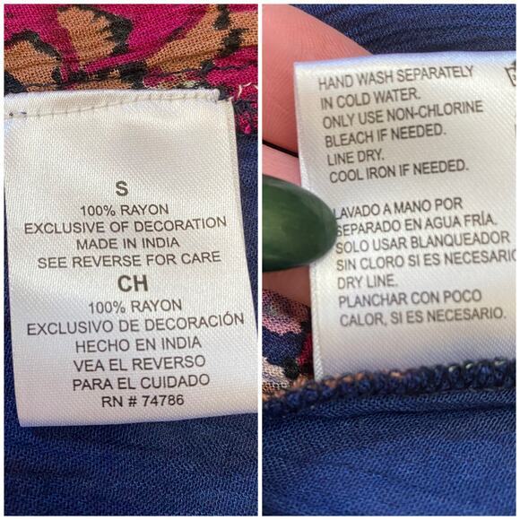 Patrons of Peace Lace Boho Floral Sleeveless Dress - S NWT‎ - Picture 5 of 9